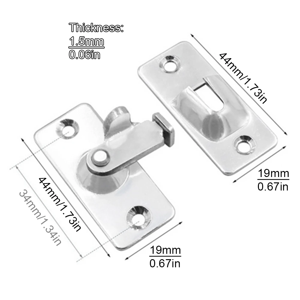Simple Clasp Door Bolt Stainless Steel 90 Degrees Right Angle Door Buckle Solid Room Sliding Door and Window Door Buckle
Simple Clasp Door Bolt Stainless Steel 90 Degrees Right Angle Door Buckle Solid Room Sliding Door and Window Door Buckle