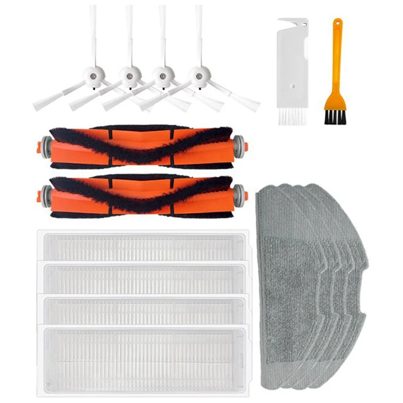 Replacement Filter Mop Brush Kit For Xiaomi Robot Vacuum Mop 2 Lite / Mop 2 Pro / MJSTL / MJST1S / MJST1SHW Sweeper 
Replacement Filter Mop Brush Kit For Xiaomi Robot Vacuum Mop 2 Lite / Mop 2 Pro / MJSTL / MJST1S / MJST1SHW Sweeper