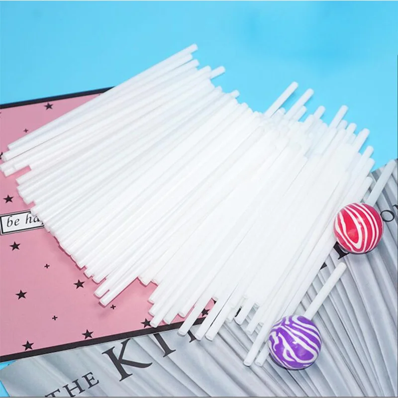 100Pcs Plastic Lollipop Stick Safe White DIY Baking Accessories Mold Cake Chocolate Sugar Candy Lollypop Baking Tools
100Pcs Plastic Lollipop Stick Safe White DIY Baking Accessories Mold Cake Chocolate Sugar Candy Lollypop Baking Tools