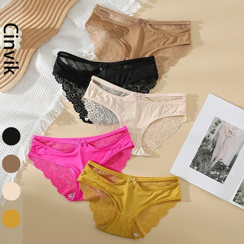 Women's Lace Panties Plus Size Female Underpants Transparent Sexy Briefs Embroidered Hollow Underwear Ladies Lingerie
Women's Lace Panties Plus Size Female Underpants Transparent Sexy Briefs Embroidered Hollow Underwear Ladies Lingerie