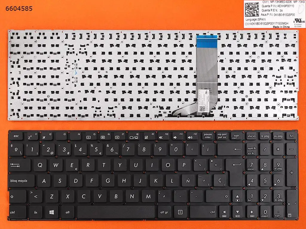 SP Клавиатура для ноутбука ASUS A556U A556UA A556UB A556UF A556UJ A556UR A556UV A556 X556 X556U, черная, без рамки, без фольги
SP Клавиатура для ноутбука ASUS A556U A556UA A556UB A556UF A556UJ A556UR A556UV A556 X556 X556U, черная, без рамки, без фольги