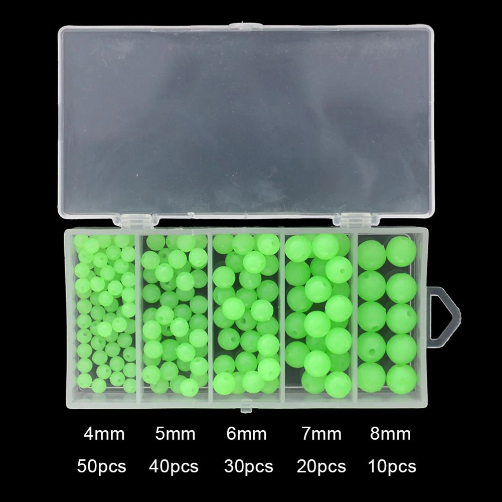 150pcs Luminous Beads 4-8mm Green Round Fishing Anti-Collision Soft Fish Beans Soft Plastic Lure Fishing Accessories Pesca
150pcs Luminous Beads 4-8mm Green Round Fishing Anti-Collision Soft Fish Beans Soft Plastic Lure Fishing Accessories Pesca