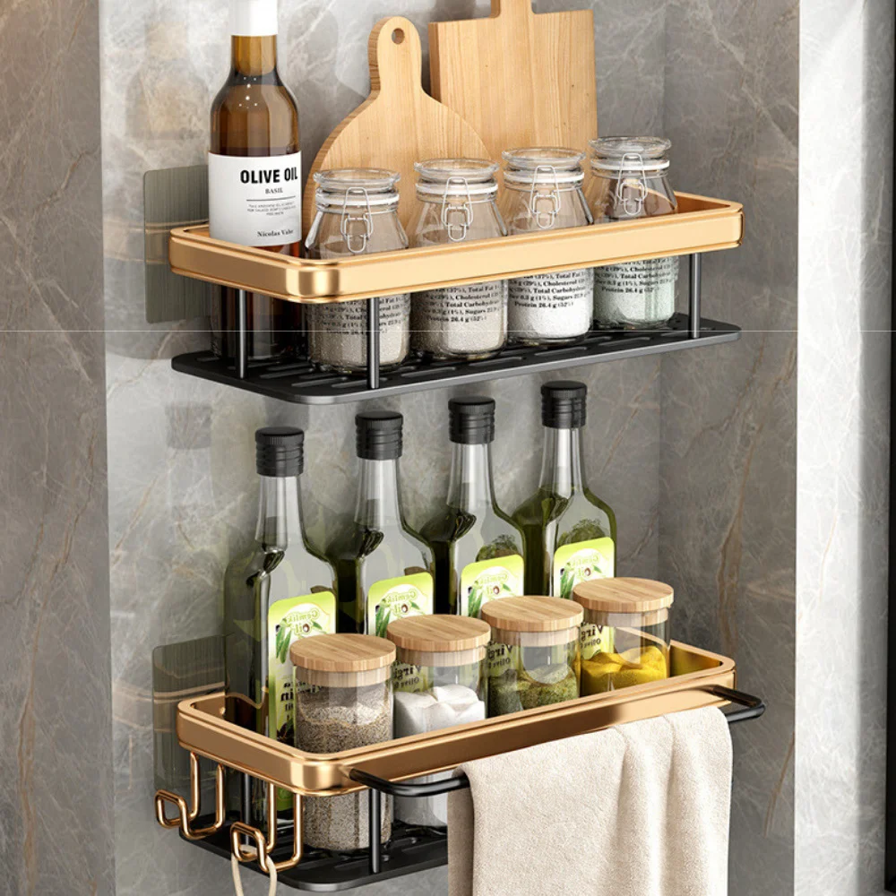 Upgrade Bathroom Shelves No Drill Shelf Shower Aluminum with Hook Storage Rack Holder Rectangle Wall Toilet Kitchen Organizer
Upgrade Bathroom Shelves No Drill Shelf Shower Aluminum with Hook Storage Rack Holder Rectangle Wall Toilet Kitchen Organizer
