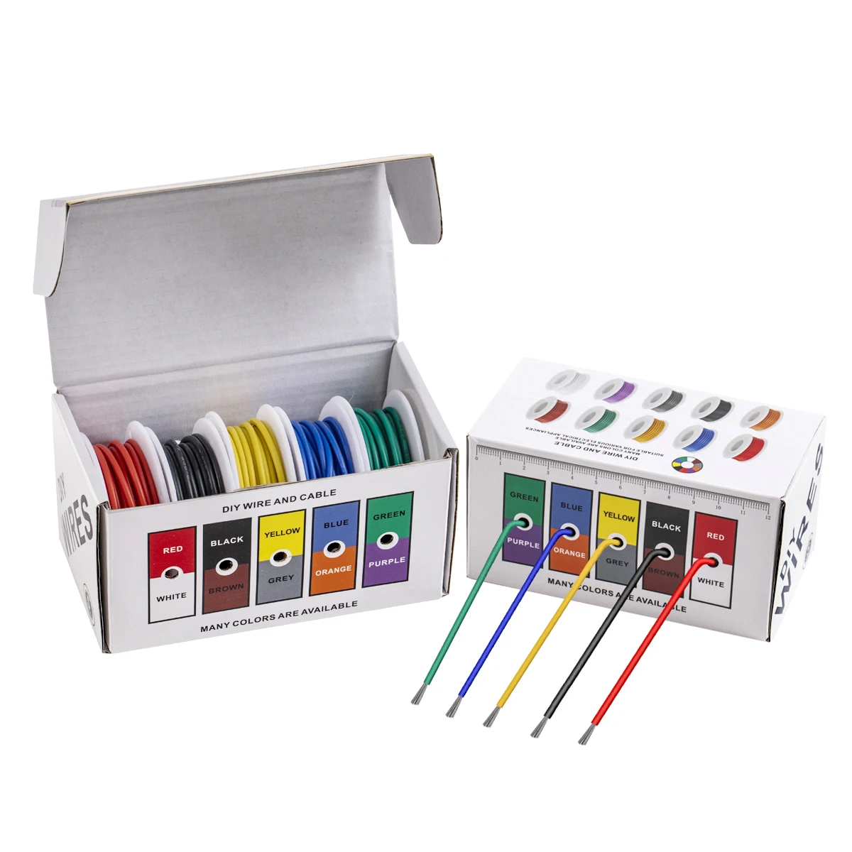 Силиконовый электрический провод, 10 цветов, многожильный
Силиконовый электрический провод, 10 цветов, многожильный