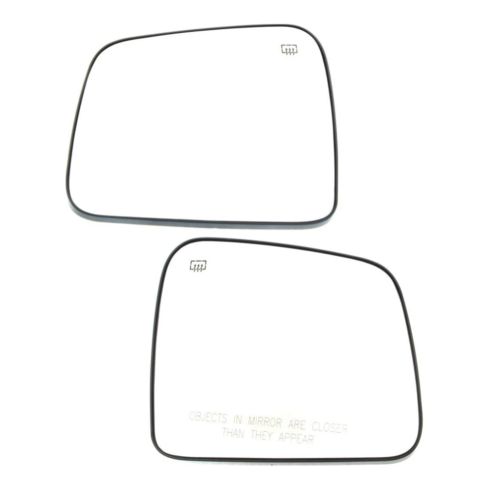 

Mirror Glass Driver and Passenger Side Pair Heated Flat Glass Type w/Backing Plate 68092051AB 68082636AB