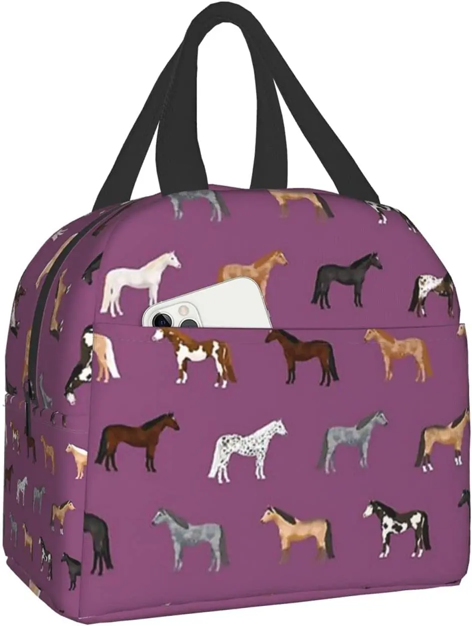Horse Purple Lunch Box Bento Travel Bag Picnic Tote Boxes Insulated Durable Container Shopping Bag Reusable Waterproof Bags
Horse Purple Lunch Box Bento Travel Bag Picnic Tote Boxes Insulated Durable Container Shopping Bag Reusable Waterproof Bags