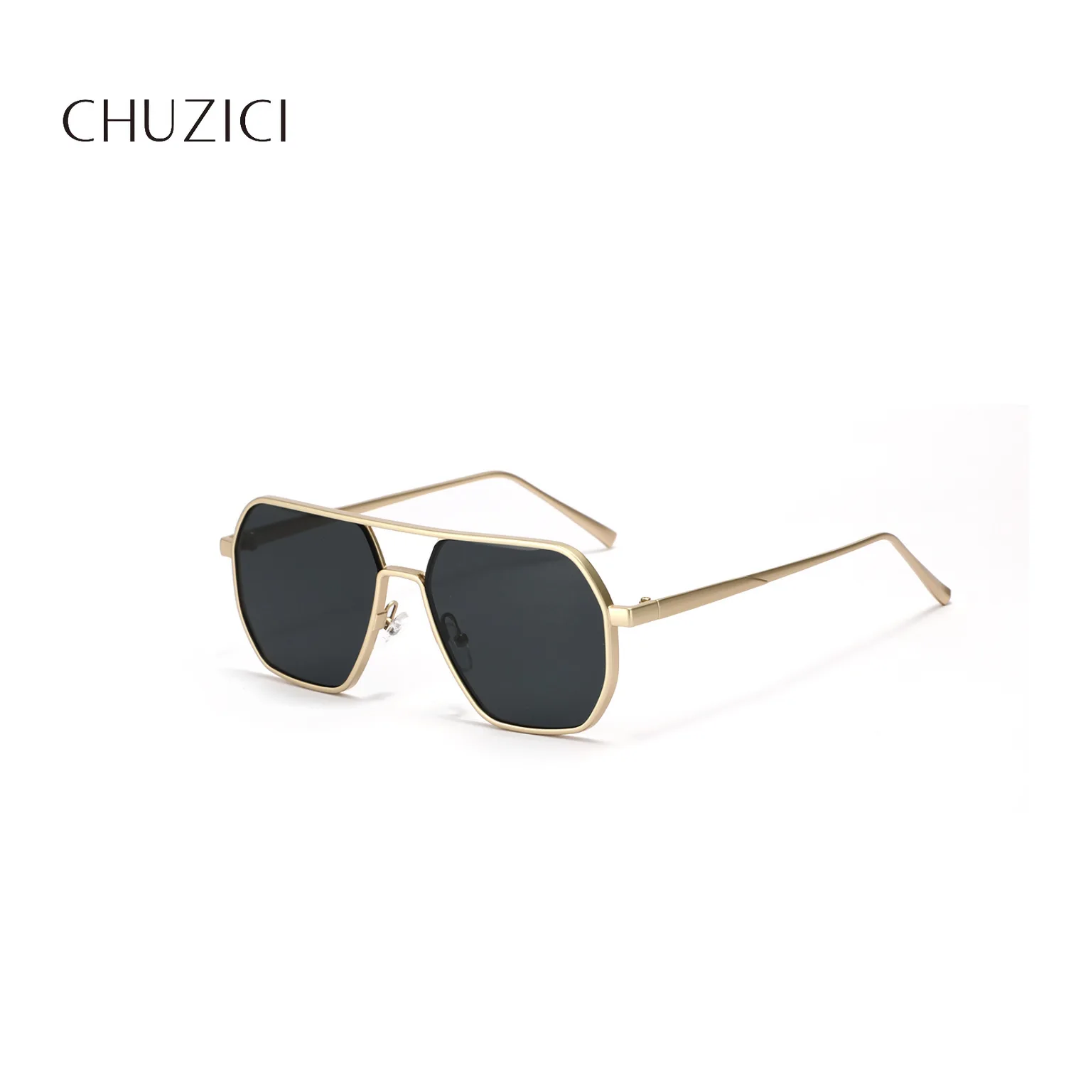 Очки CHUZICI с двойным лучом, квадратные металлические очки, многоугольная Жаба, солнцезащитные ретро-очки для женщин 
Очки CHUZICI с двойным лучом, квадратные металлические очки, многоугольная Жаба, солнцезащитные ретро-очки для женщин