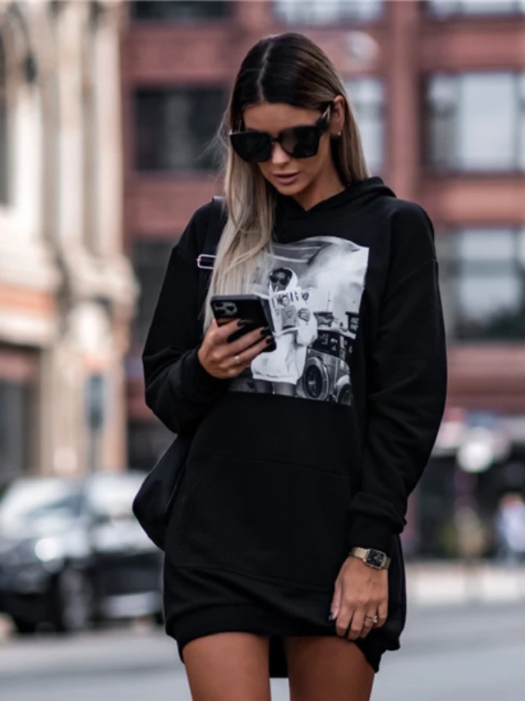 Casual Long Sleeve Grey Knit Hoodie Top Women Autumn Winter Solid Color Print Cool Korean Vintage Loose Long Sweatshirt 2022
Casual Long Sleeve Grey Knit Hoodie Top Women Autumn Winter Solid Color Print Cool Korean Vintage Loose Long Sweatshirt 2022