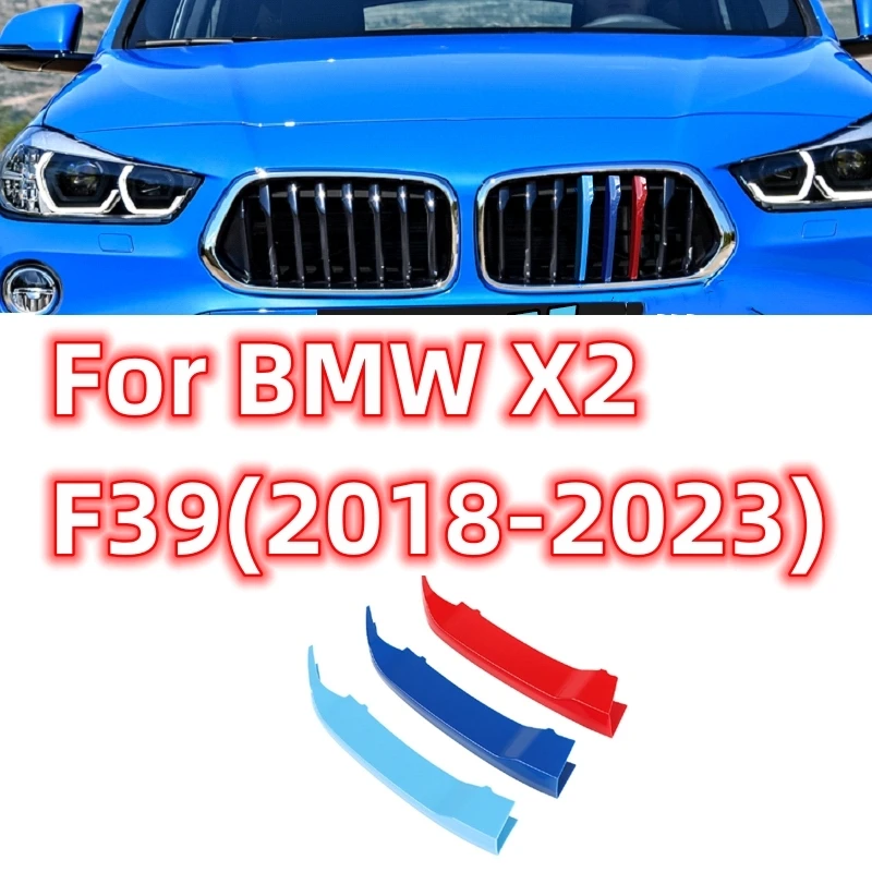 For BMW X2 Series f39 2018-2023 Car 3D M Styling Front Grille Trim Bumper Cover Strips Stickers External Accessories Decor
For BMW X2 Series f39 2018-2023 Car 3D M Styling Front Grille Trim Bumper Cover Strips Stickers External Accessories Decor