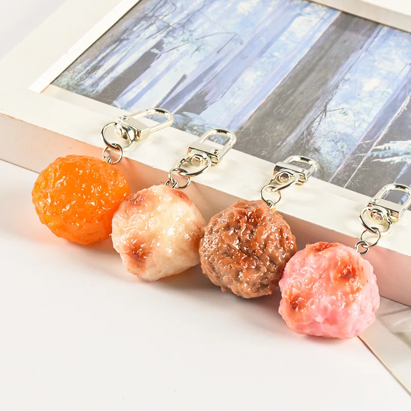 New Simulation Meatball Key Chain Creative Food Play Fish Ball Kitchen Photography Model Beef Ball Car Bag Pendant Gift Ornament
New Simulation Meatball Key Chain Creative Food Play Fish Ball Kitchen Photography Model Beef Ball Car Bag Pendant Gift Ornament