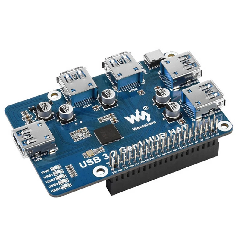 USB HUB Splitter Hub For Raspberry Pi 4B 3B+ 3B 2B Zero W WH, With 4X USB 3.2 Gen1 Ports, Driver-Free Plug&Play
USB HUB Splitter Hub For Raspberry Pi 4B 3B+ 3B 2B Zero W WH, With 4X USB 3.2 Gen1 Ports, Driver-Free Plug&Play