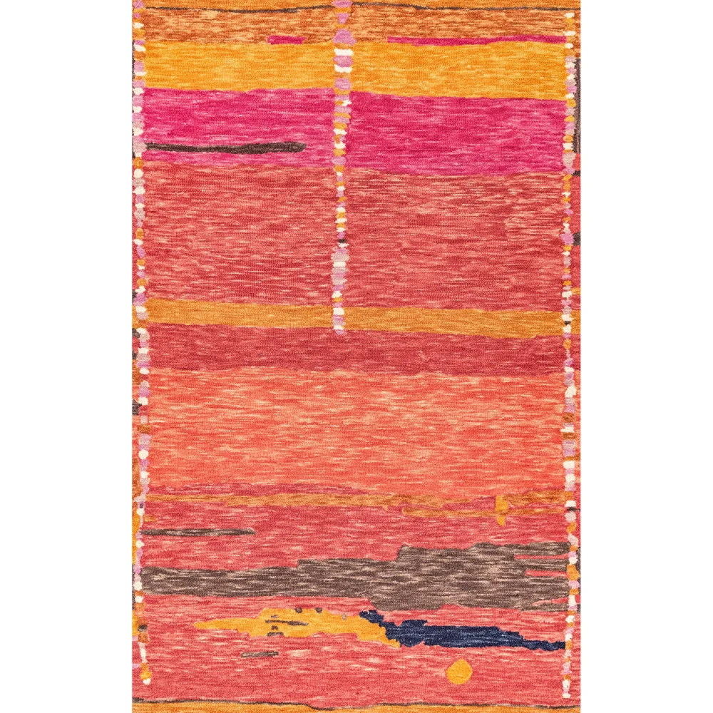

nuLOOM Shanti Modern Abstract Wool Area Rug, 7' 6" x 9' 6", Multi