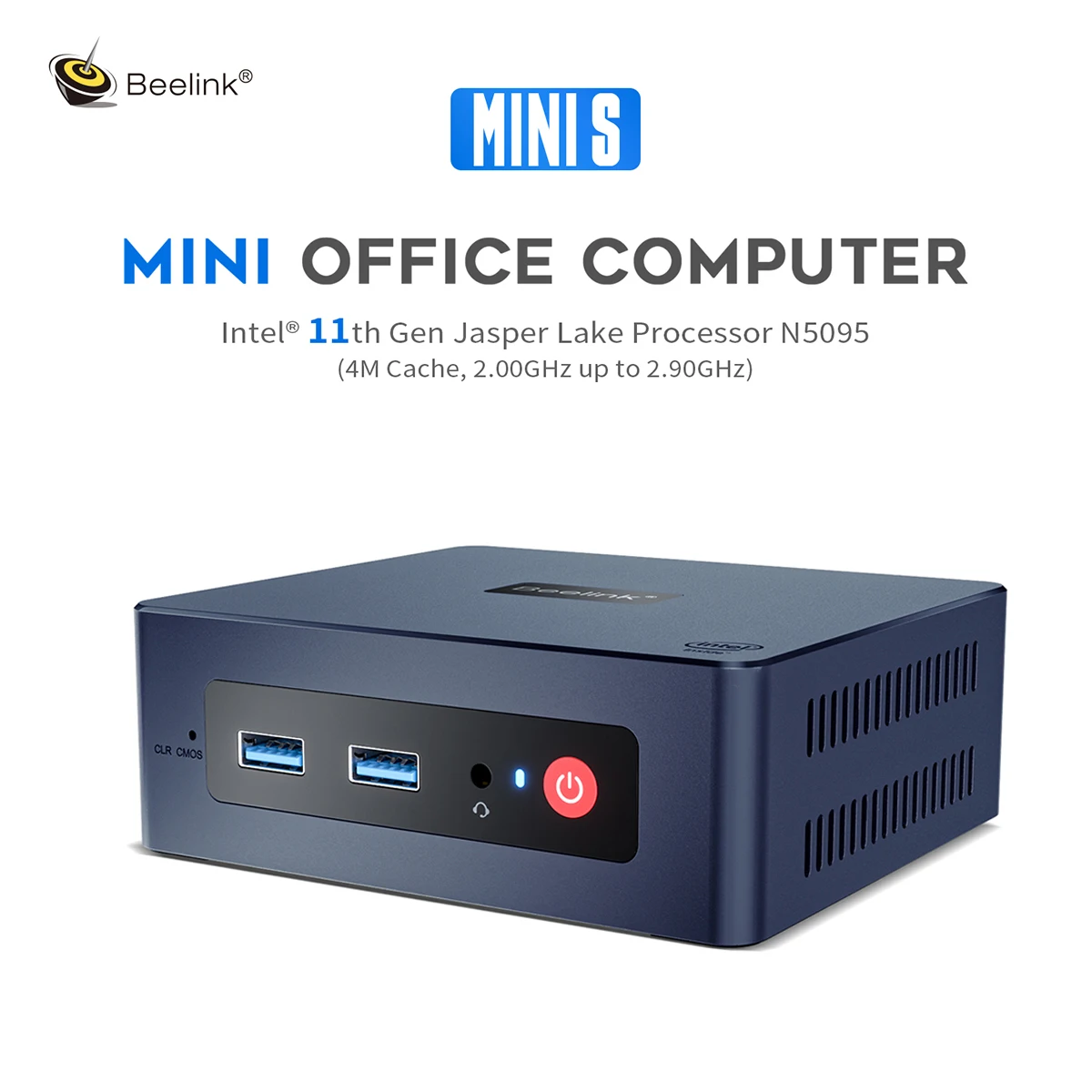 

Beelink MINI S Intel Celeron N5095 Windows 11 Pro Mini PC 8GB 256GB 16GB 512GB 1000M LAN WiFi5 BT4.0 Desktop Game Computer