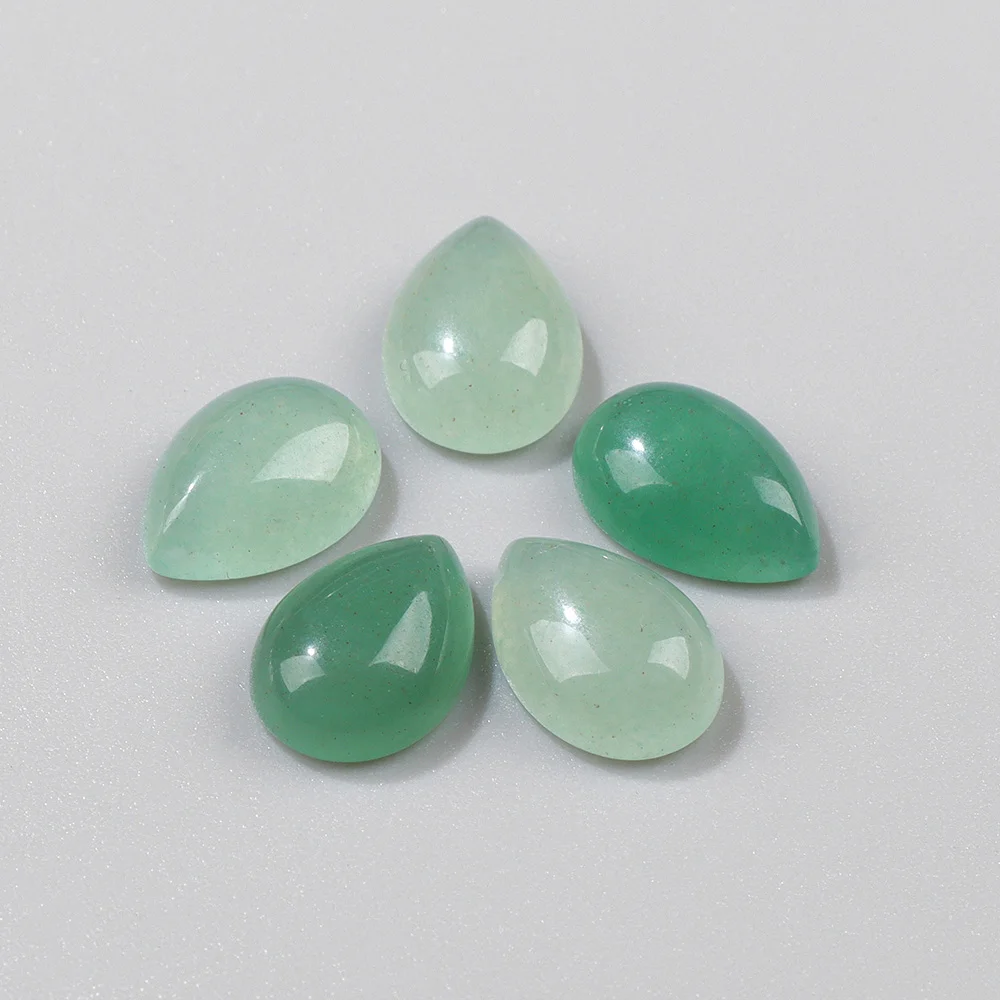 Wholesale 10pcs Waterdrop Green Aventurines Cabochon Natural Flat Patch Stone Cameo Fit DIY Handmade Jewelry Rings Earrings
Wholesale 10pcs Waterdrop Green Aventurines Cabochon Natural Flat Patch Stone Cameo Fit DIY Handmade Jewelry Rings Earrings