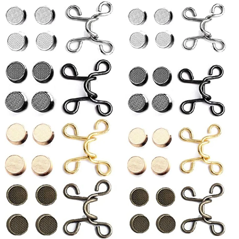 4 набора регулируемых поясных пряжек металлические кнопки для джинсов Пристегивающиеся удлинители для джинсов многоразовые стильные кноп...
4 набора регулируемых поясных пряжек металлические кнопки для джинсов Пристегивающиеся удлинители для джинсов многоразовые стильные кноп...