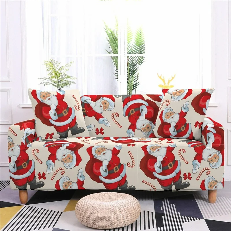 Christmas Elastic Sofa Cover for Living Room Santa Claus Printing All Inclusive Anti-dirty Sofa Cushion Covers Housses De Canapé
Christmas Elastic Sofa Cover for Living Room Santa Claus Printing All Inclusive Anti-dirty Sofa Cushion Covers Housses De Canapé
