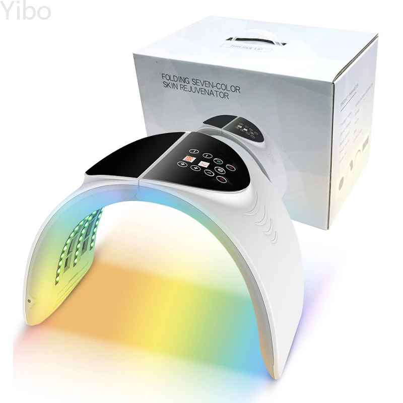 

2021 Newest Facial Steamer Nano Mist Spray Infrared Pdt 7 Colors Led Light Pdt Beauty Therapy Beauty Machine for Use