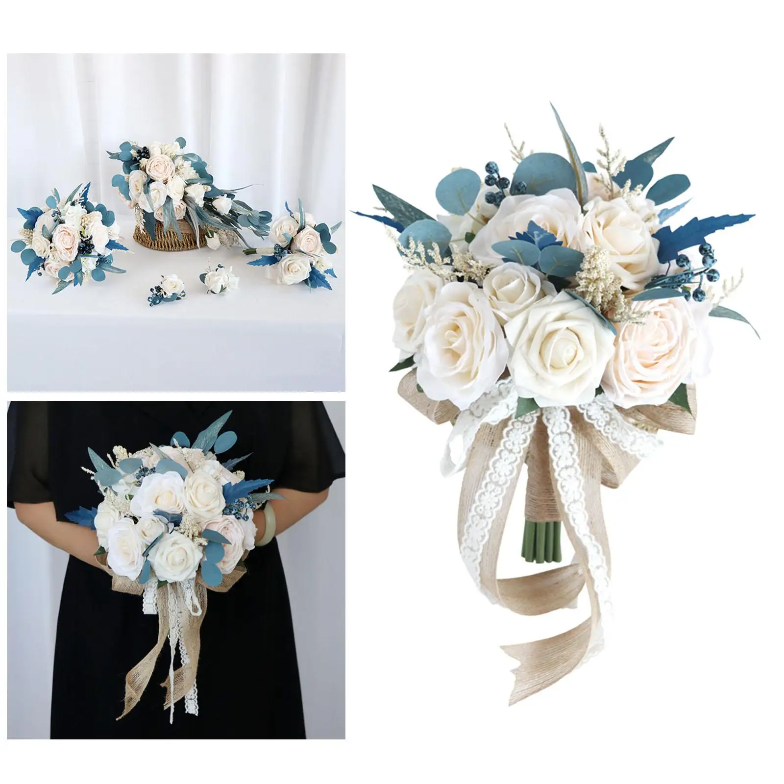 Artificial Bride Wedding Holding Bouquet Bridesmaid wedding Bouquets Bride Hand Flower
Artificial Bride Wedding Holding Bouquet Bridesmaid wedding Bouquets Bride Hand Flower