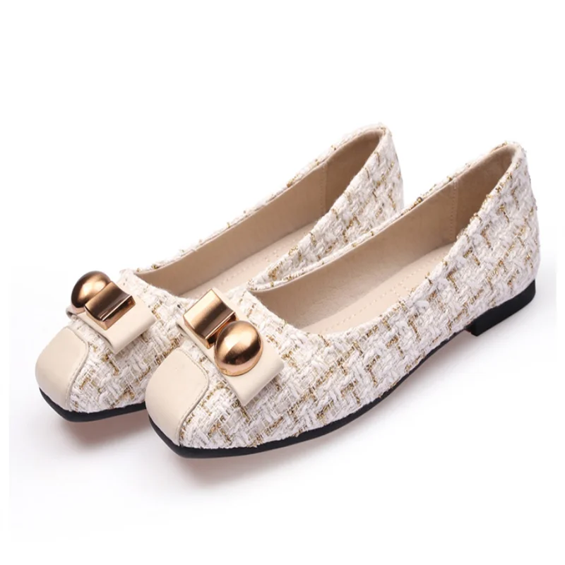 Womens Foldable Soft Square Toe Ballet Flats Square Buckle Comfort Slip on Flat Shoes
Womens Foldable Soft Square Toe Ballet Flats Square Buckle Comfort Slip on Flat Shoes