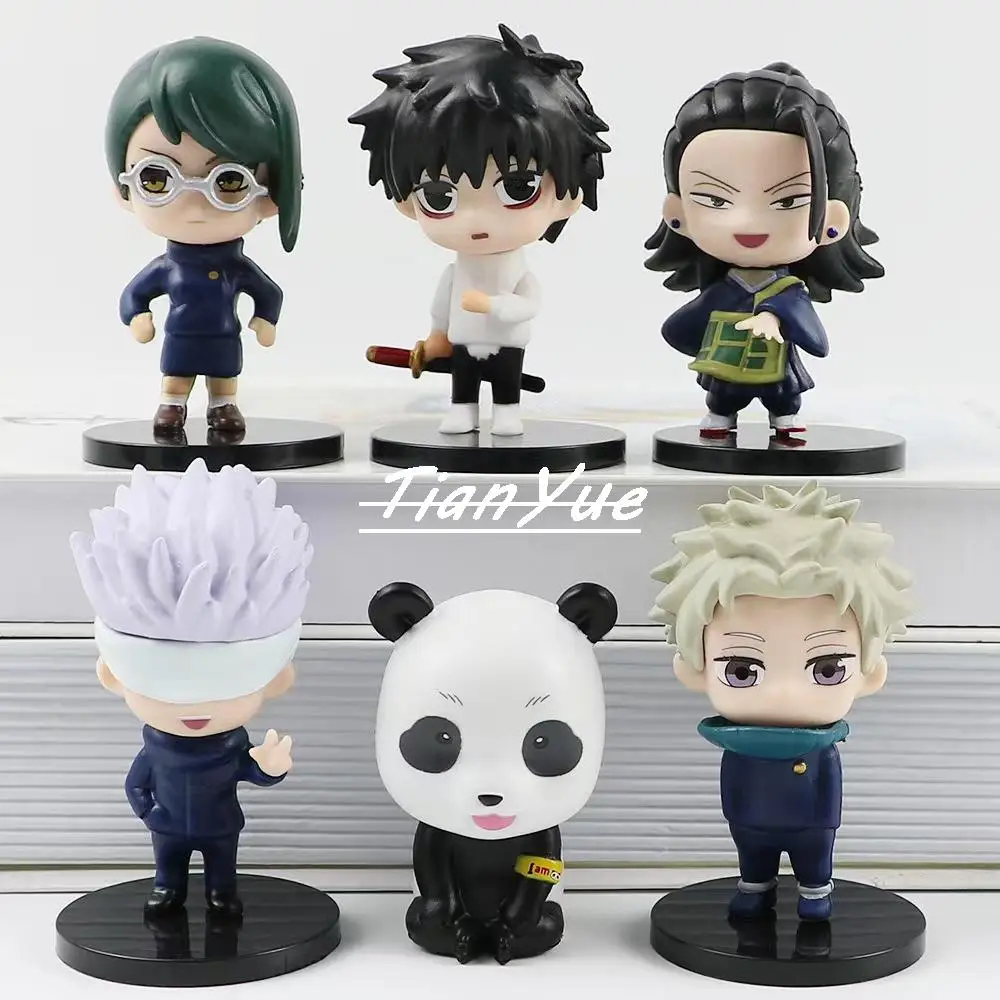 Anime Jujutsu Kaisen 6pcs/set Gojo Satoru Itadori Yuji Fushiguro Megumi Standing Version Model Figure 7cm
Anime Jujutsu Kaisen 6pcs/set Gojo Satoru Itadori Yuji Fushiguro Megumi Standing Version Model Figure 7cm