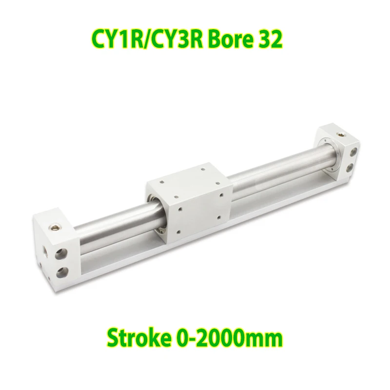 

Цилиндр прямого монтажа CY1R CY3R серии 32 мм с отверстием, Бесконтактный цилиндр с магнитным соединением