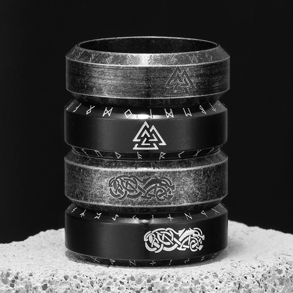 Vikings Norse Mythology Odin Dragon Stainless Steel Womens Mens Rings Punk for Boyfriend Biker Jewelry Creativity Gift Wholesale
Vikings Norse Mythology Odin Dragon Stainless Steel Womens Mens Rings Punk for Boyfriend Biker Jewelry Creativity Gift Wholesale