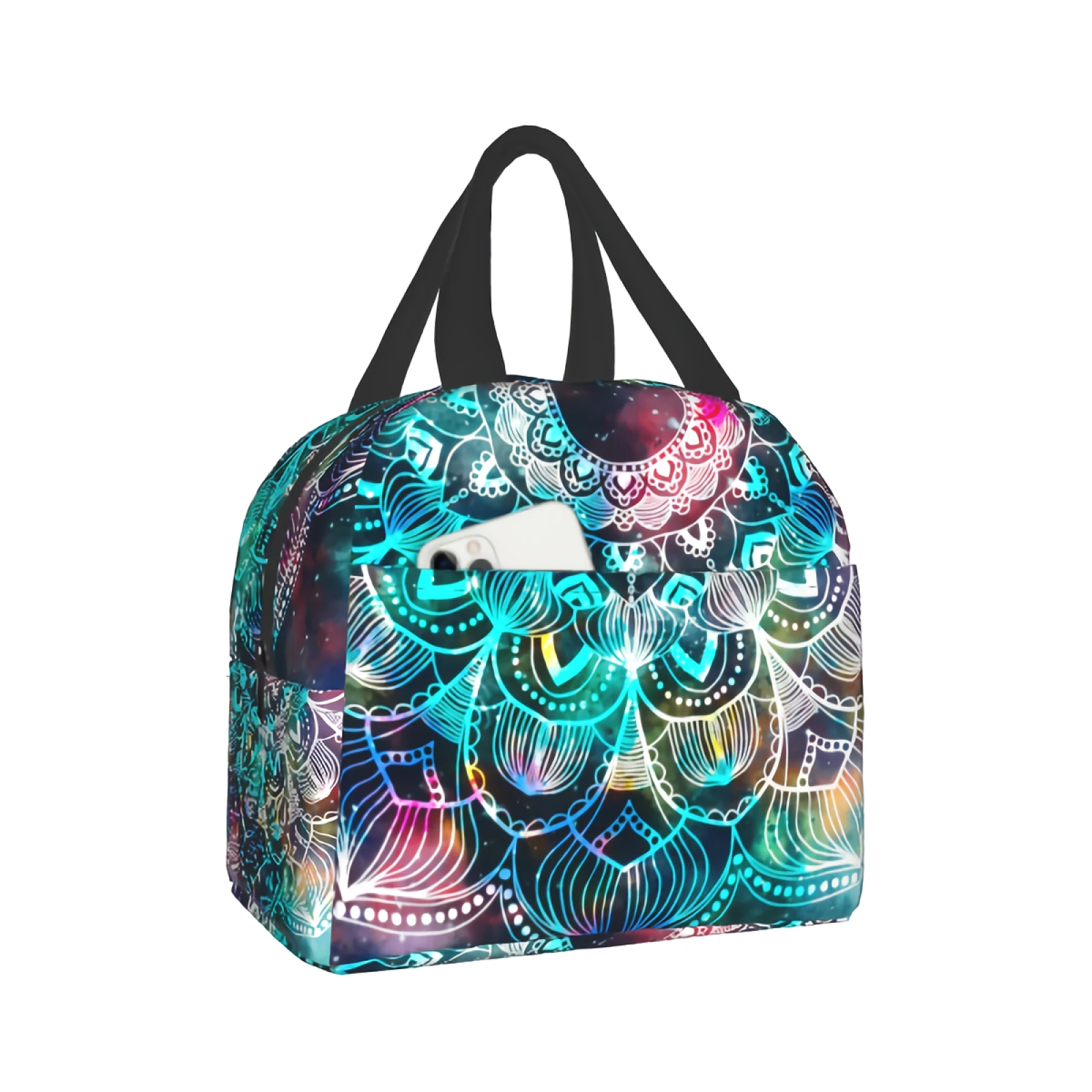 Mandala Lunch Bag Colorful Geometry Lunch Tote Star Galaxy Insulated Thermal Bag for Women Men Cooler Bag for School Work
Mandala Lunch Bag Colorful Geometry Lunch Tote Star Galaxy Insulated Thermal Bag for Women Men Cooler Bag for School Work