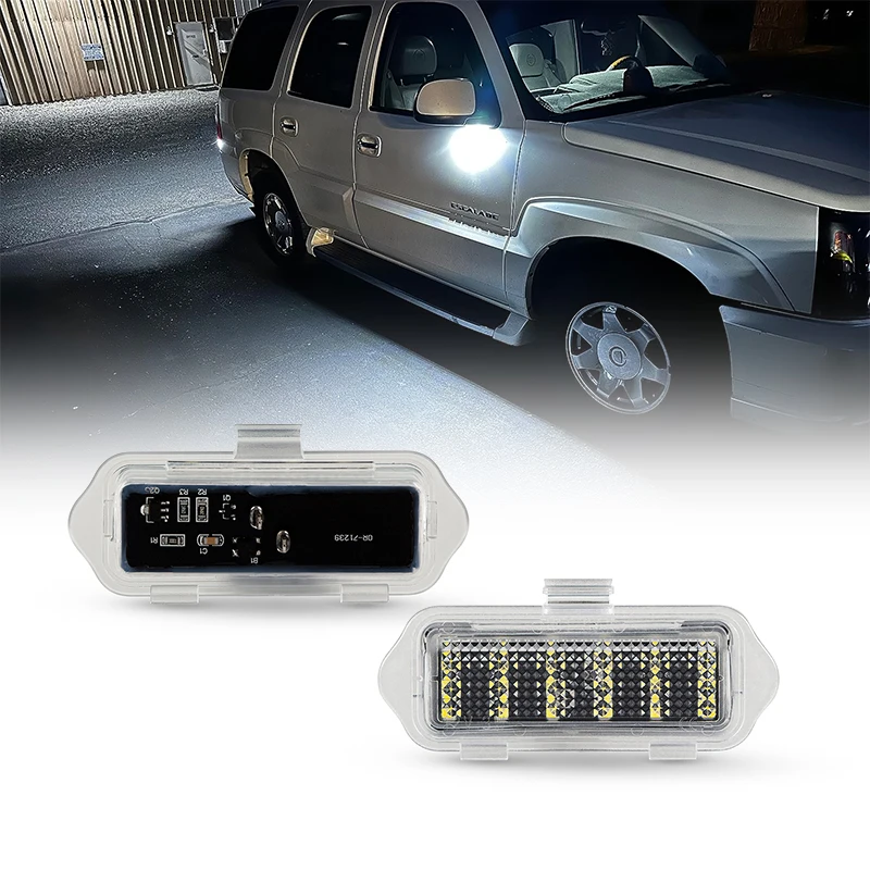 2 светодиодных фонаря для бокового зеркала автомобиля, белые для Chevrolet Silverado 1500 2500 GMC Sierra 3500 Yukon XL 1500, замена аксессуаров
2 светодиодных фонаря для бокового зеркала автомобиля, белые для Chevrolet Silverado 1500 2500 GMC Sierra 3500 Yukon XL 1500, замена аксессуаров