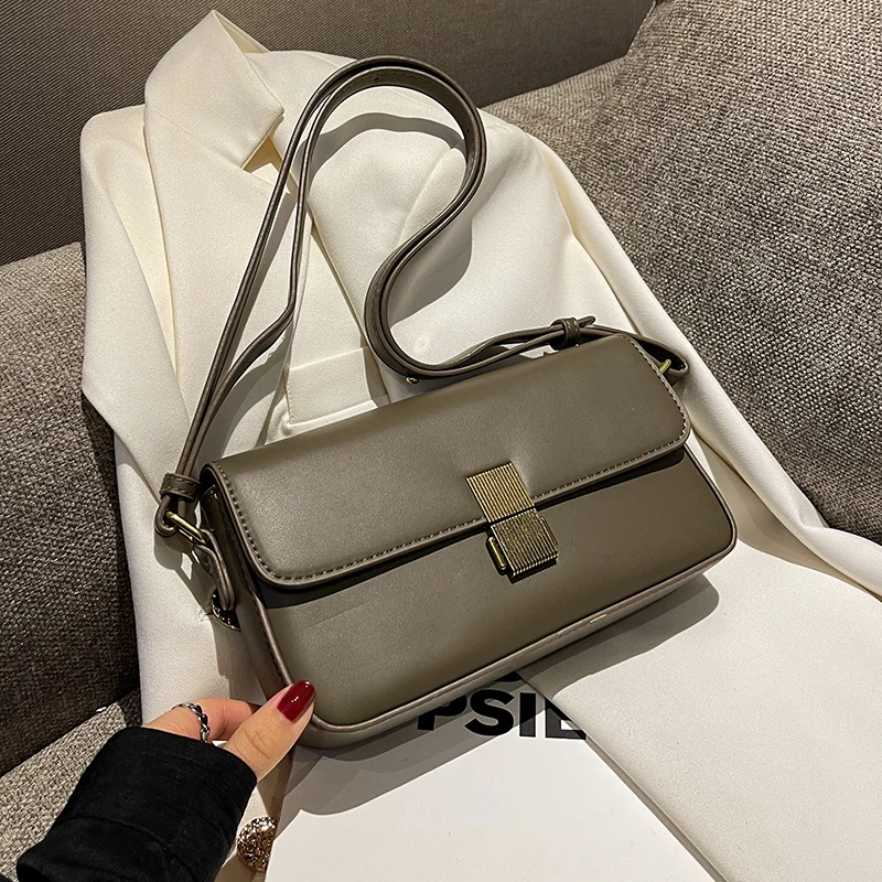 Vintage Square Flap Shoulder Crossbody Bags for Women PU Leather New 2023 Trend Simple Fashion Handbag Small Shoulder Bags
Vintage Square Flap Shoulder Crossbody Bags for Women PU Leather New 2023 Trend Simple Fashion Handbag Small Shoulder Bags