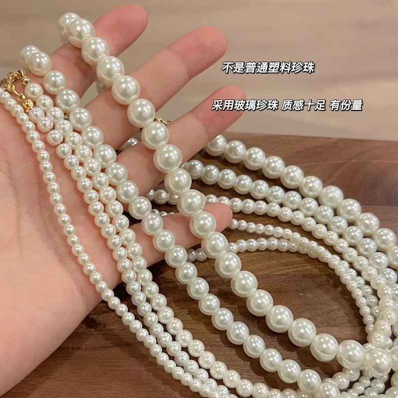 925 Sterling Silver Necklace with Pearl Choker Temperament Shiny And Delicate Collarbone Chain Sent To Women's Fashion Jewelry
925 Sterling Silver Necklace with Pearl Choker Temperament Shiny And Delicate Collarbone Chain Sent To Women's Fashion Jewelry