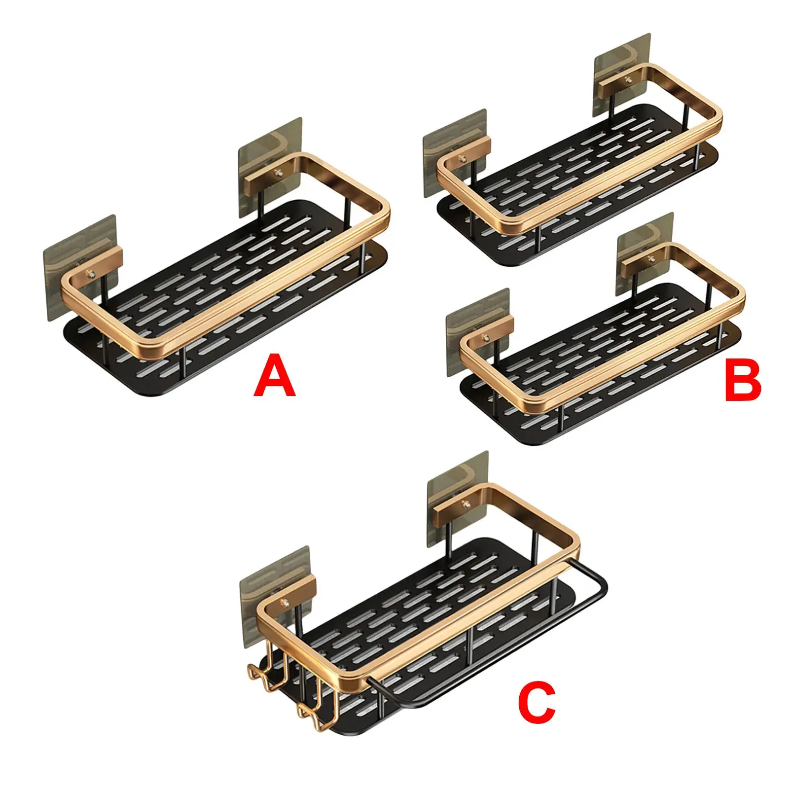 Wall Mounted Shower Caddy Basket Drill-Free Shampoo Holder Bathroom Shelf for Kitchen Toilet Hotel Bathroom Accessories Set 
Wall Mounted Shower Caddy Basket Drill-Free Shampoo Holder Bathroom Shelf for Kitchen Toilet Hotel Bathroom Accessories Set