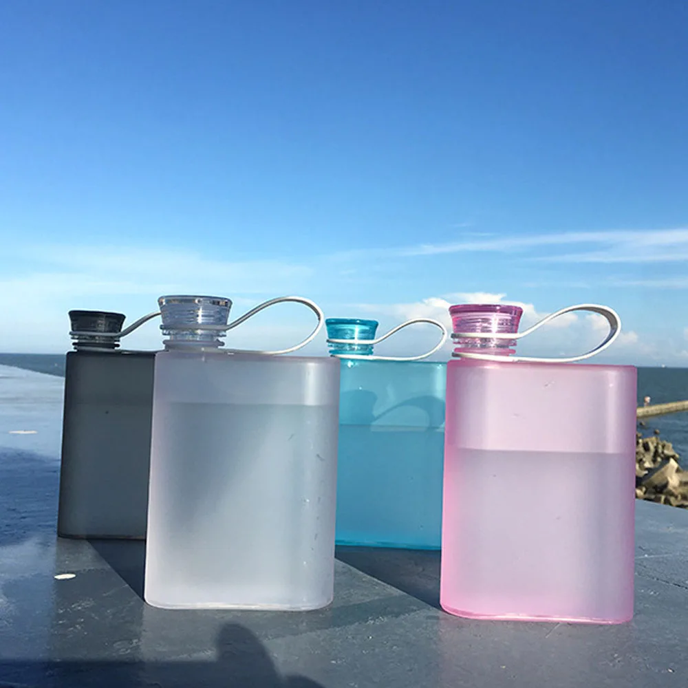 A6 Flat Water Bottle Flask Portable Sleek Sturdy Bottle 380ml No-leak Light Weight Handbag/Purse/Pocket Bottle
A6 Flat Water Bottle Flask Portable Sleek Sturdy Bottle 380ml No-leak Light Weight Handbag/Purse/Pocket Bottle