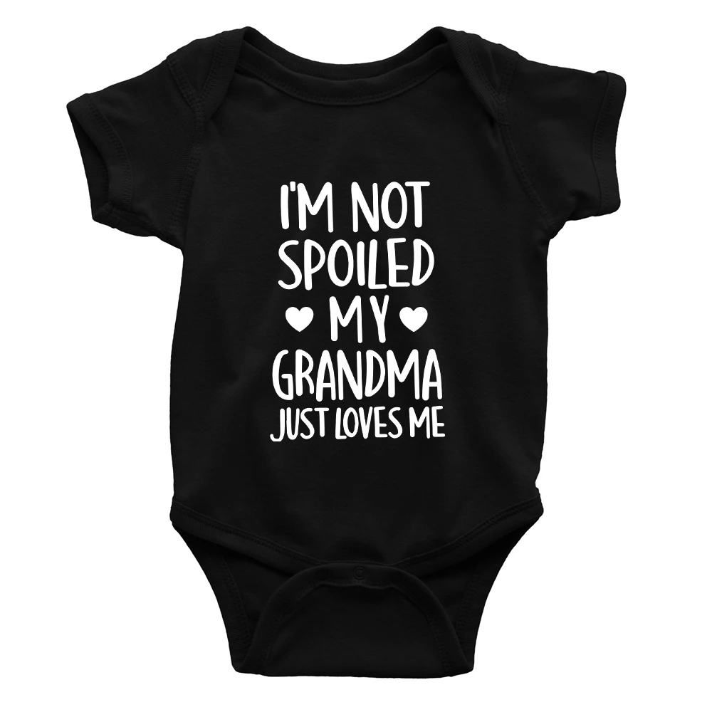 Newborn Clothes Adorable 'I'm Not Spoiled, My Grandma Just Loves Me' Baby Boys Girl Onesie Perfect for Infant & Toddler
Newborn Clothes Adorable 'I'm Not Spoiled, My Grandma Just Loves Me' Baby Boys Girl Onesie Perfect for Infant & Toddler