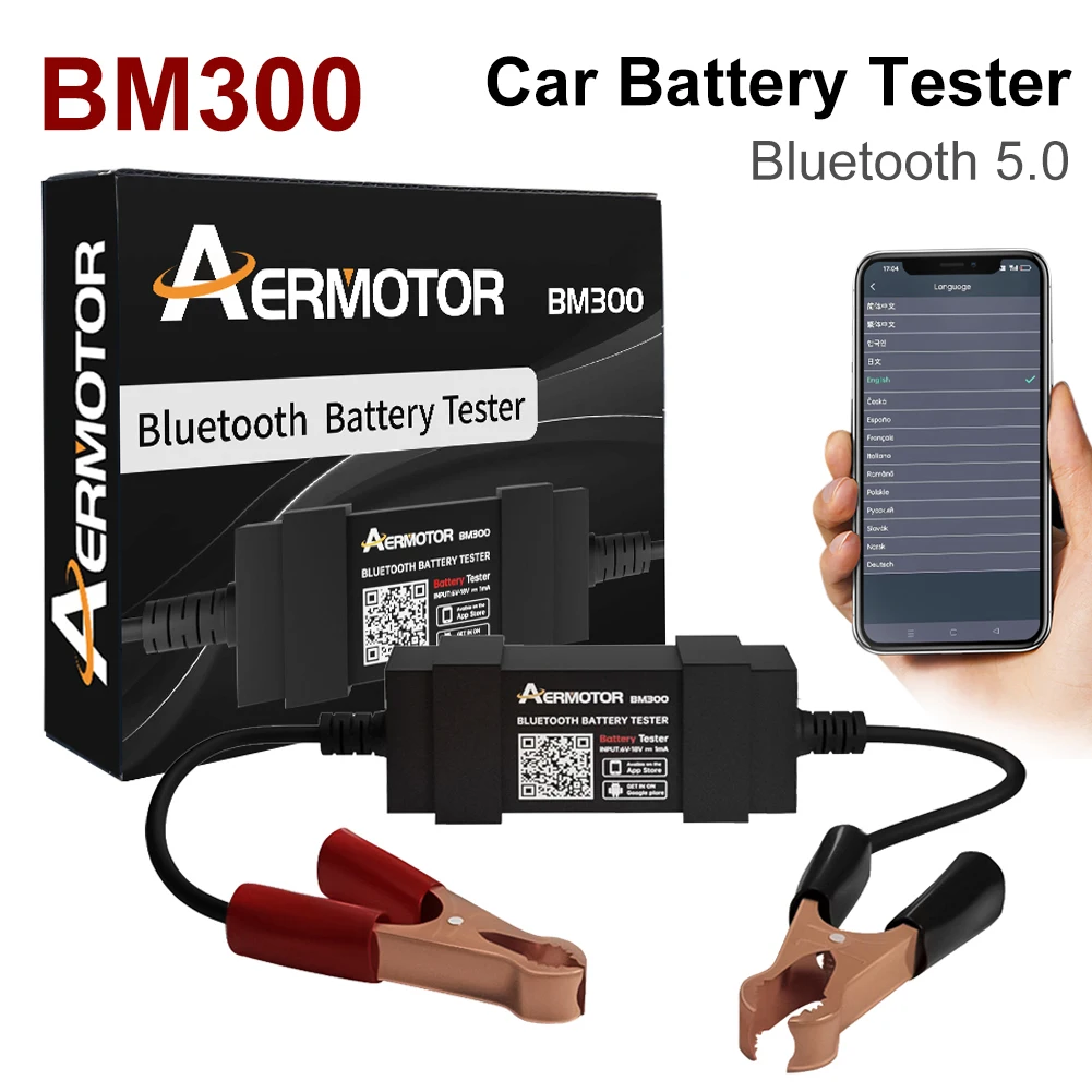 Car Battery Tester Wireless Bluetooth 5.0 12V Car Battery Testing Charging Cranking Test Tool Analyzer For BMW VW Tesla Benz
Car Battery Tester Wireless Bluetooth 5.0 12V Car Battery Testing Charging Cranking Test Tool Analyzer For BMW VW Tesla Benz