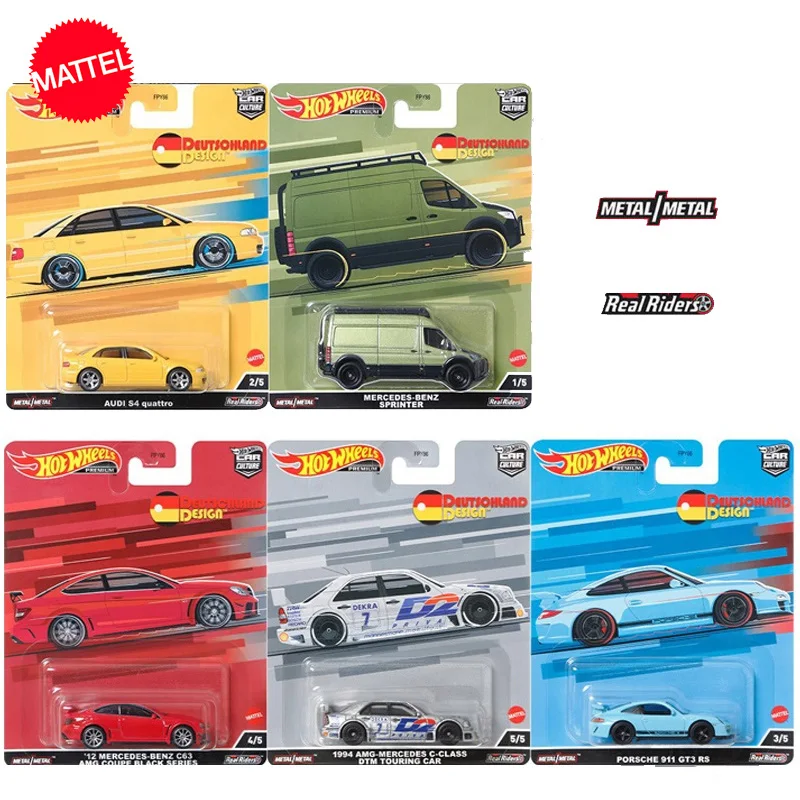 Original Hot Wheels Car Culture Premium Deutschland Design 1/64 Diecast Benz Audi Porsche Voiture Toys for Boys Collection Gift
Original Hot Wheels Car Culture Premium Deutschland Design 1/64 Diecast Benz Audi Porsche Voiture Toys for Boys Collection Gift