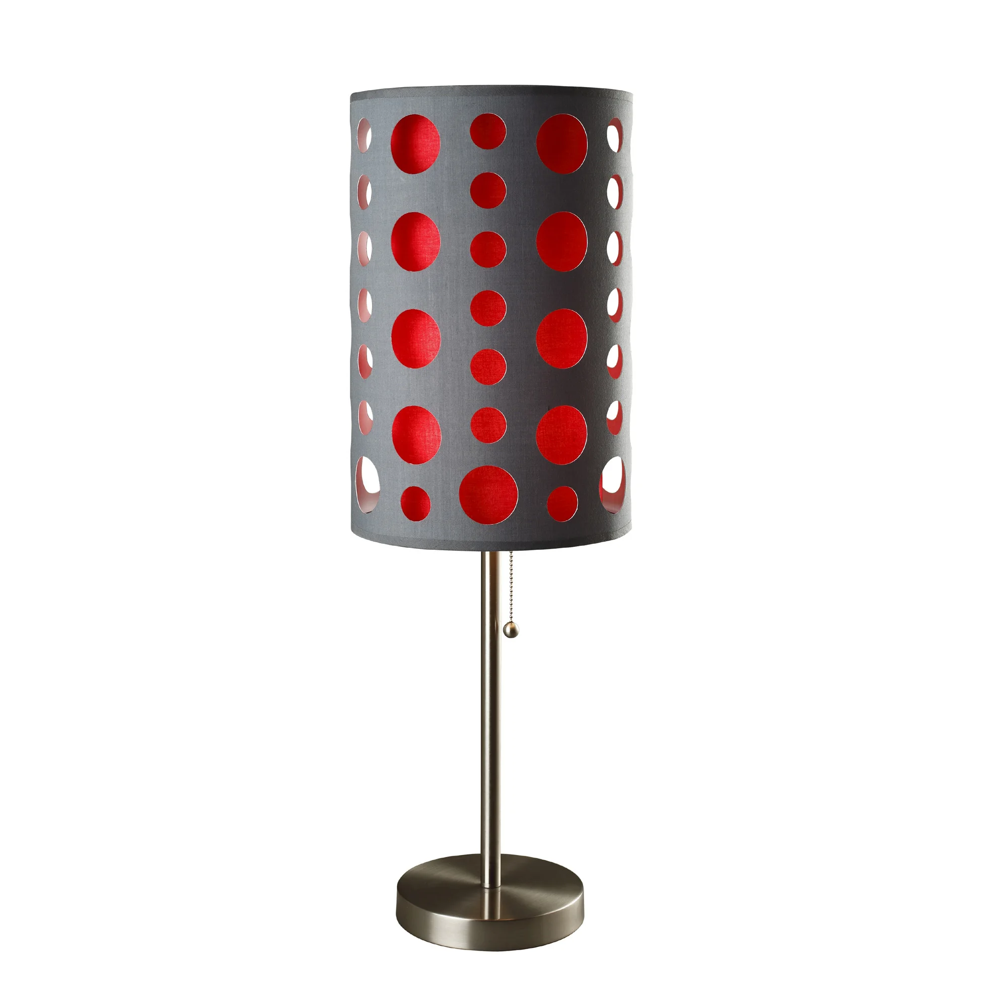 Free Shipping Free Shipping 33" Tall Metal Floor Lamp, Retro design with Grey and Red Shade
Free Shipping Free Shipping 33" Tall Metal Floor Lamp, Retro design with Grey and Red Shade
