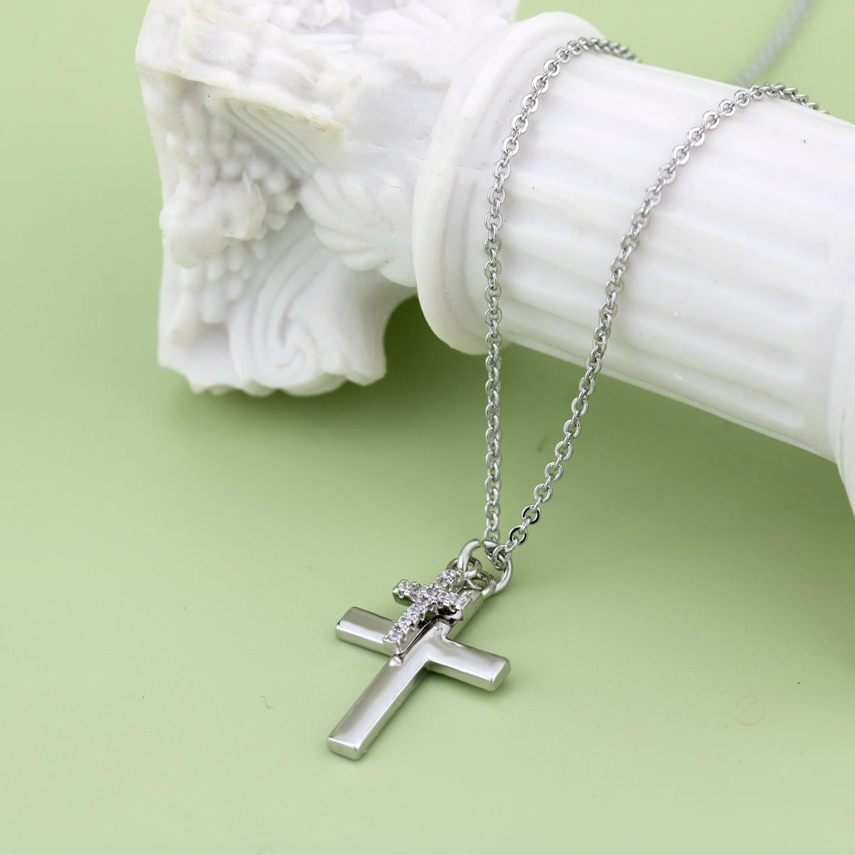 Crosses Jewelry for Women Sweet Girls Christmas Gifts Female Necklace Silver Plated Aesthetic Creative Statement Fashion Jewelri
Crosses Jewelry for Women Sweet Girls Christmas Gifts Female Necklace Silver Plated Aesthetic Creative Statement Fashion Jewelri
