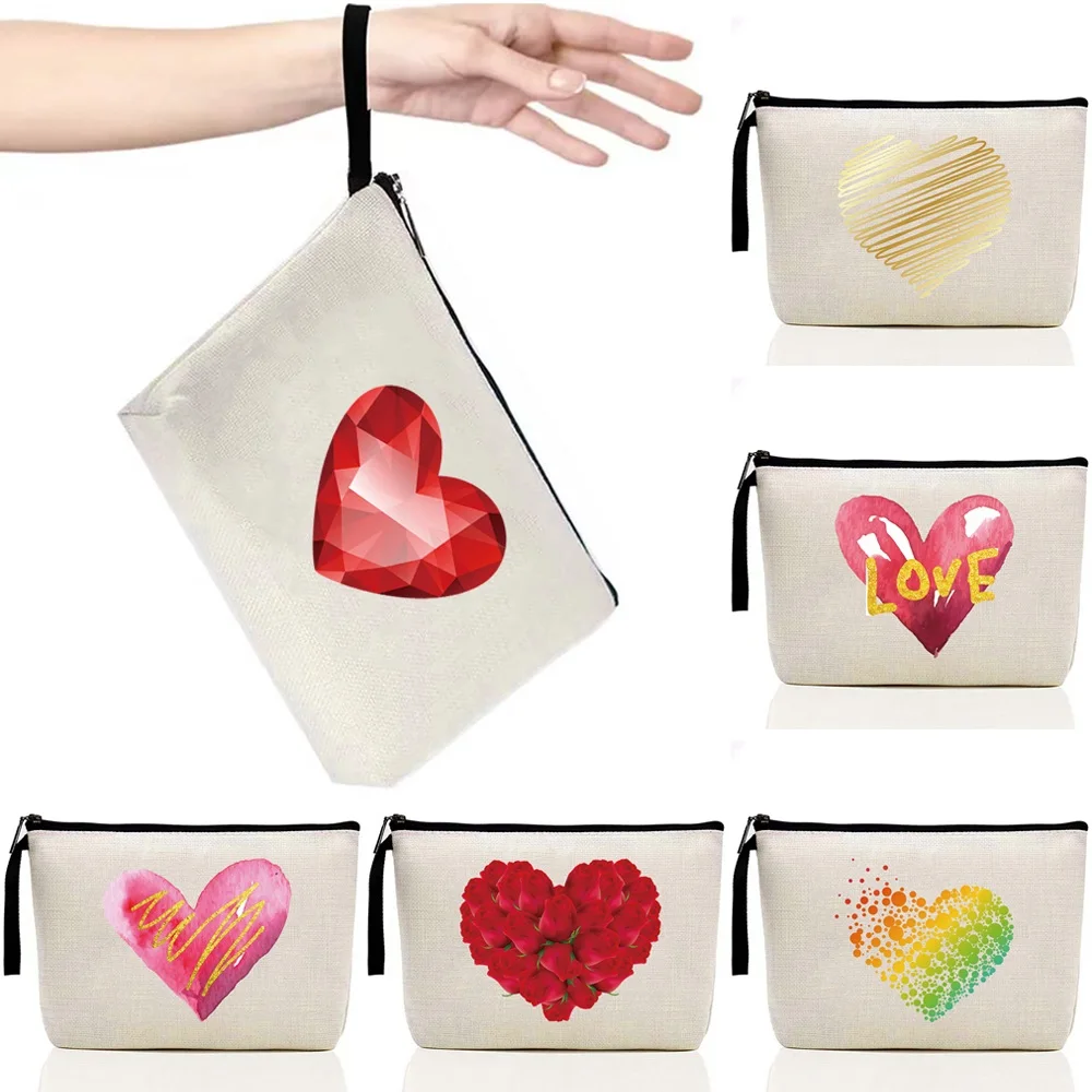 Makeup Bag Bridesmaid Maid of Honor Holiday Wedding Bachelorette Party Gift Love Print Cosmetic Zipper Pouches Portable Handbag 
Makeup Bag Bridesmaid Maid of Honor Holiday Wedding Bachelorette Party Gift Love Print Cosmetic Zipper Pouches Portable Handbag