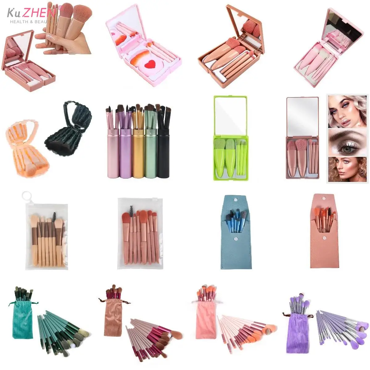 5/8/13Pcs Makeup Brushes Cosmetic Powder Eye Shadow Foundation Blush Blending Make Up Brush With Box Mirror brochas maquillaje
5/8/13Pcs Makeup Brushes Cosmetic Powder Eye Shadow Foundation Blush Blending Make Up Brush With Box Mirror brochas maquillaje