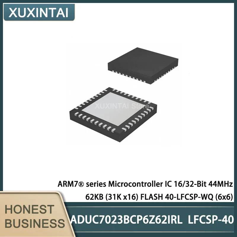 5Pcs/Lot ADUC7023BCP6Z62IRL ADUC7023 ARM7® series Microcontroller IC 16/32-Bit 44MHz 62KB (31K x16) FLASH 40-LFCSP-WQ (6x6)
5Pcs/Lot ADUC7023BCP6Z62IRL ADUC7023 ARM7® series Microcontroller IC 16/32-Bit 44MHz 62KB (31K x16) FLASH 40-LFCSP-WQ (6x6)