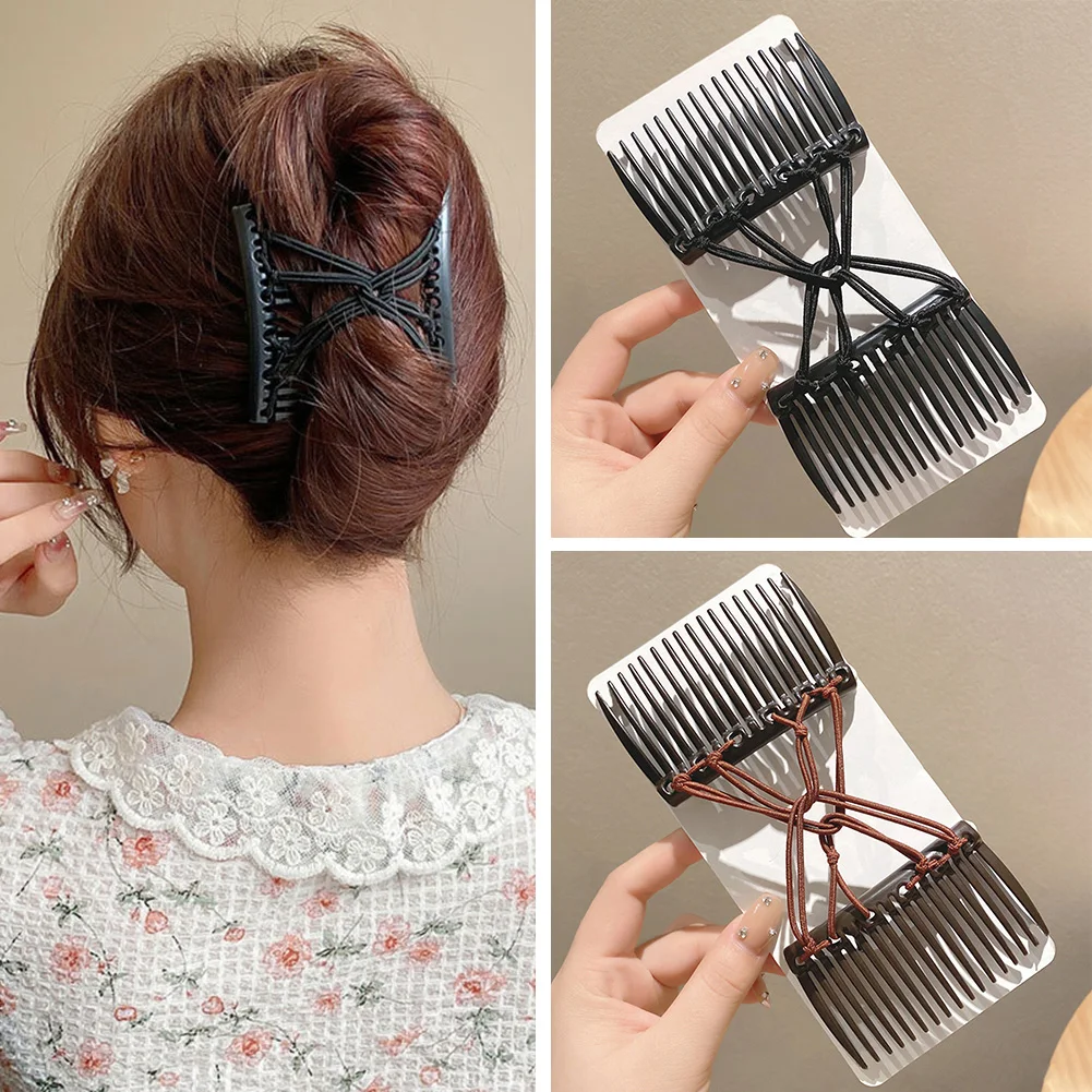 Vintage Creative Hair Comb Elastic Rope Disc Hair Clip For Women Headwear Hair Comb Hair Clip Fashion Hair Accessories
Vintage Creative Hair Comb Elastic Rope Disc Hair Clip For Women Headwear Hair Comb Hair Clip Fashion Hair Accessories