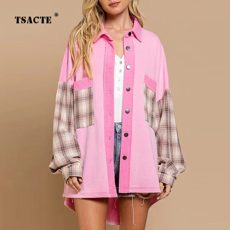 Women's Fashion High Street Shirts Cardigan Autumn Winter Casual Patchwork Color Streetwear New Elegant Ladies Plaid Party Coats
Women's Fashion High Street Shirts Cardigan Autumn Winter Casual Patchwork Color Streetwear New Elegant Ladies Plaid Party Coats