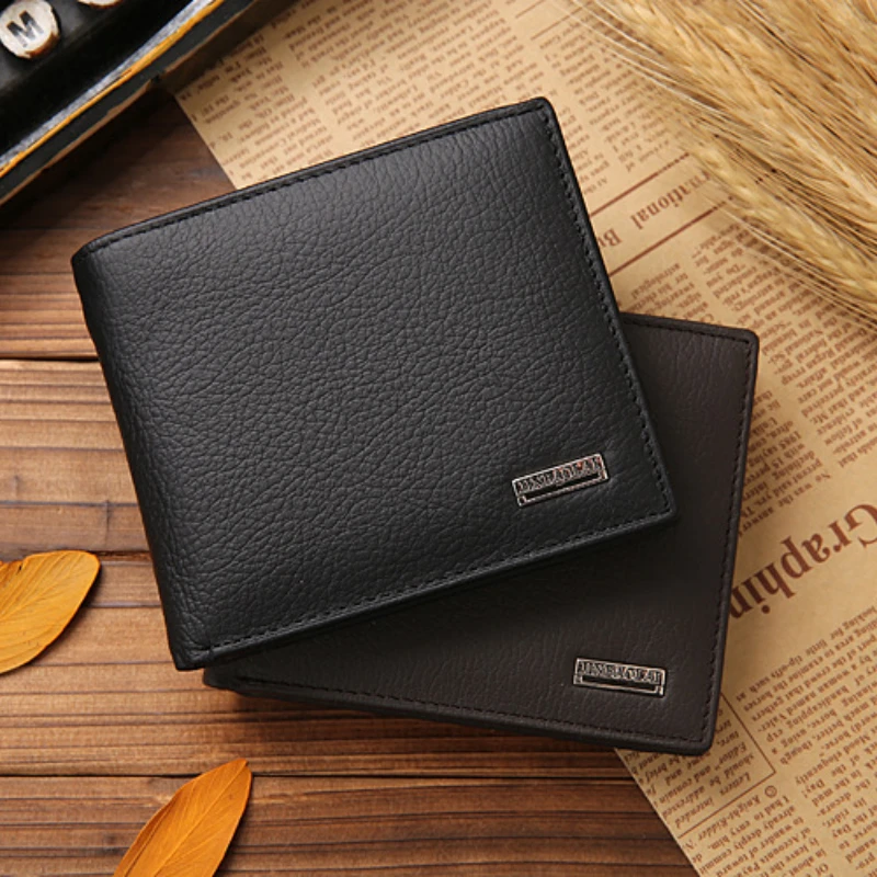 Genuine Leather Men Wallet HIgh Quality Real Cowhide Wallets for Man Short Black Wallet Portefeuille Homme Money Bag Coin Purse
Genuine Leather Men Wallet HIgh Quality Real Cowhide Wallets for Man Short Black Wallet Portefeuille Homme Money Bag Coin Purse