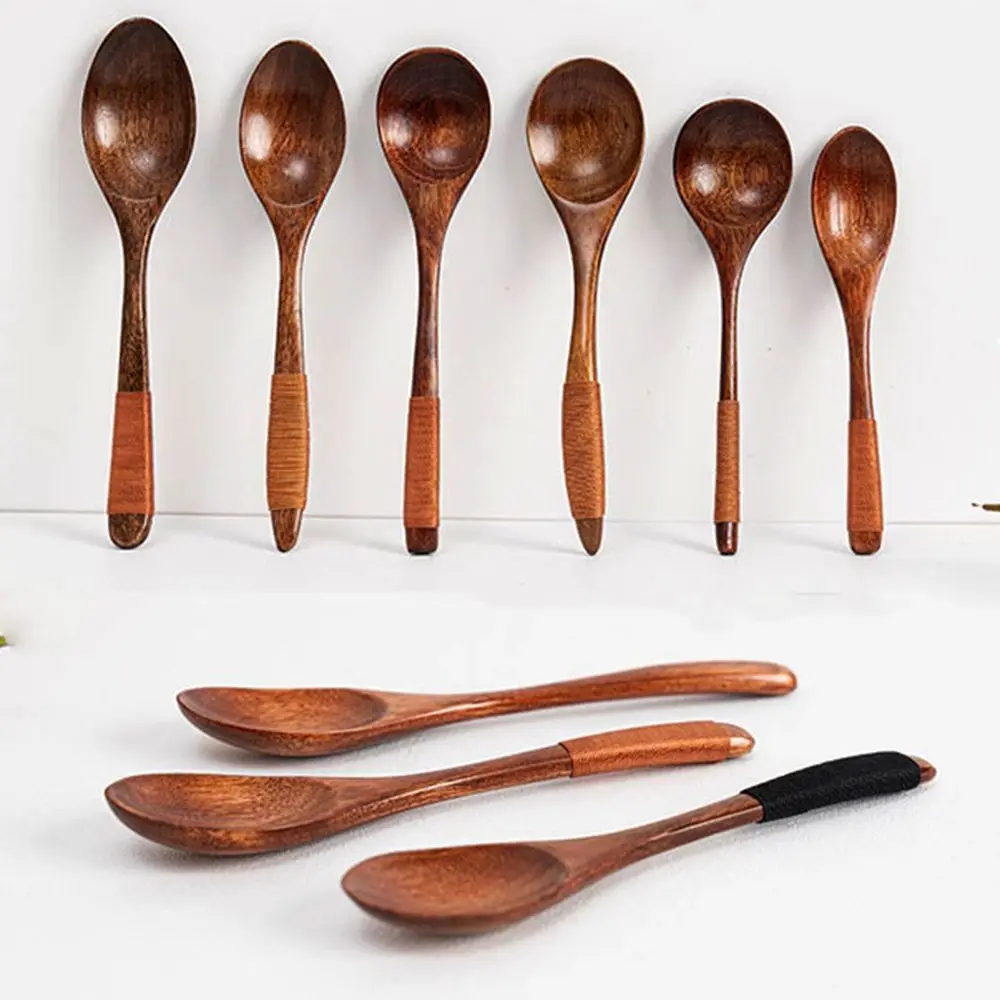 Quality Cutlery For Kitchen Utensil Cereal Handmade Natural Wooden Spoon Rice Soups Spoons Dinner Kit Home Cookware
Quality Cutlery For Kitchen Utensil Cereal Handmade Natural Wooden Spoon Rice Soups Spoons Dinner Kit Home Cookware