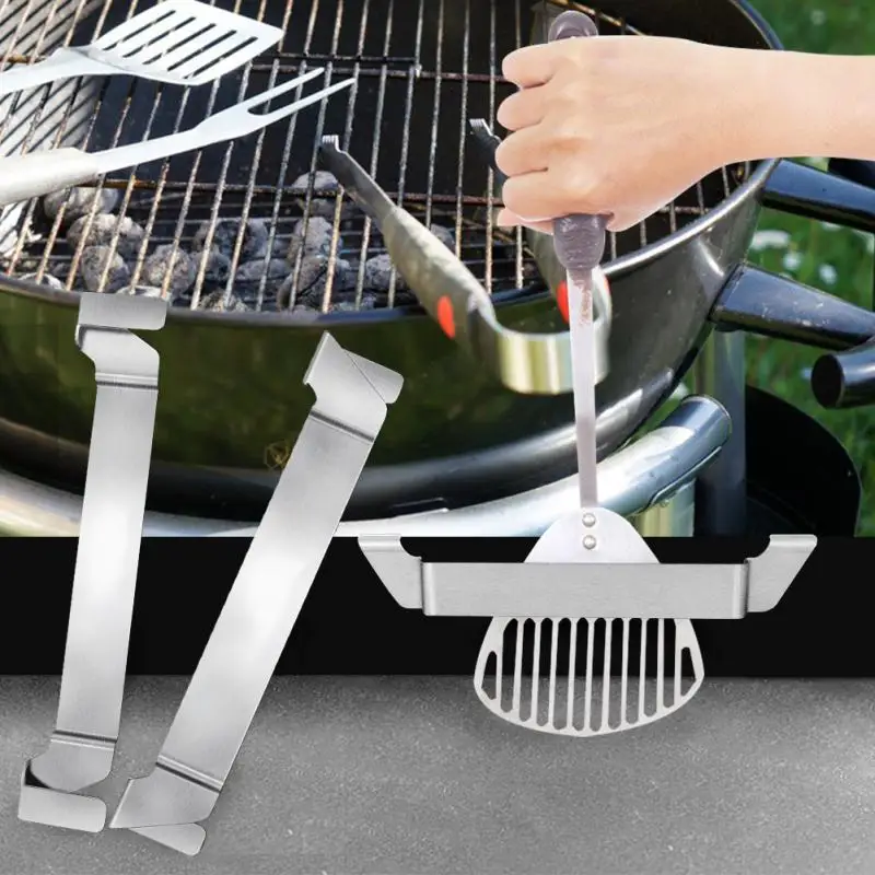 Steel Griddle Spatula Holder, Barbecue Tool Hold Rack Griddle Accessories For Flat Top Griddle & Other Grill Grid C4u4
Steel Griddle Spatula Holder, Barbecue Tool Hold Rack Griddle Accessories For Flat Top Griddle & Other Grill Grid C4u4
