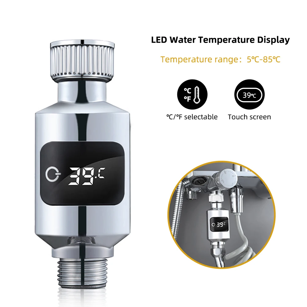 2023 Hot Tub Water Temperature Monitor Electricity LED Display Home Shower Faucets Water Thermometer Bathing Temperature Meter
2023 Hot Tub Water Temperature Monitor Electricity LED Display Home Shower Faucets Water Thermometer Bathing Temperature Meter