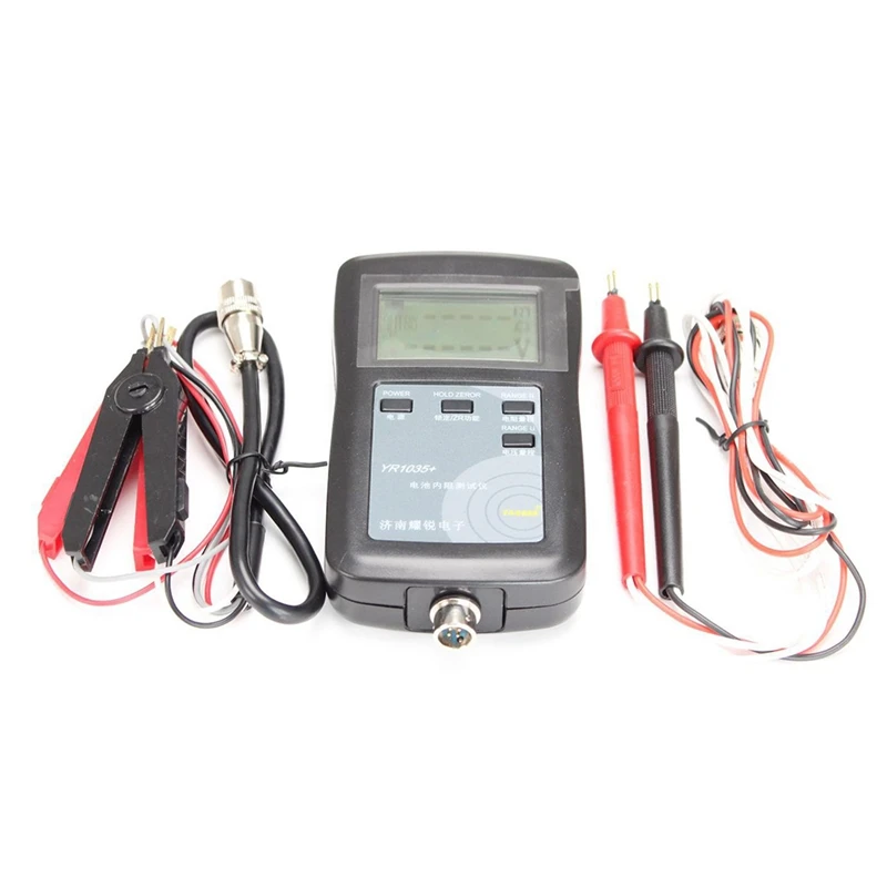 Four-Line YR1035 Lithium Battery Internal Resistance Meter Tester 18650 Battery Tester With Probe And Kelvin Clip
Four-Line YR1035 Lithium Battery Internal Resistance Meter Tester 18650 Battery Tester With Probe And Kelvin Clip