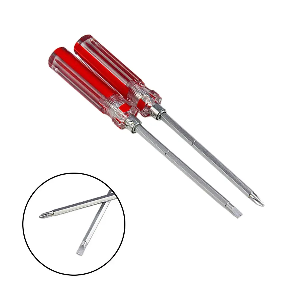 2PCs 175mm Screwdriver 2 Sides Double Head Slotted Cross Screwdrivers Magnetic Tip Screw Driver Remover Repair Hand Tool
2PCs 175mm Screwdriver 2 Sides Double Head Slotted Cross Screwdrivers Magnetic Tip Screw Driver Remover Repair Hand Tool