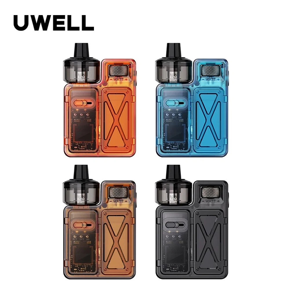 

Original Uwell Crown M Pod Mod Kit 1000mAh Battery 35W Vape with 4ml Pod Cartridge Crown M Coil Electronic Cigarette Vaporizer