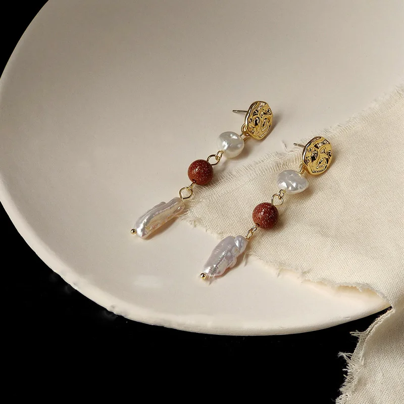 Vintage Handmade Tassel Freshwater Pearls Pendant Earrings For Woman Natural Elegant Irregular Earrings Luxur Charm Jewelry Gift
Vintage Handmade Tassel Freshwater Pearls Pendant Earrings For Woman Natural Elegant Irregular Earrings Luxur Charm Jewelry Gift